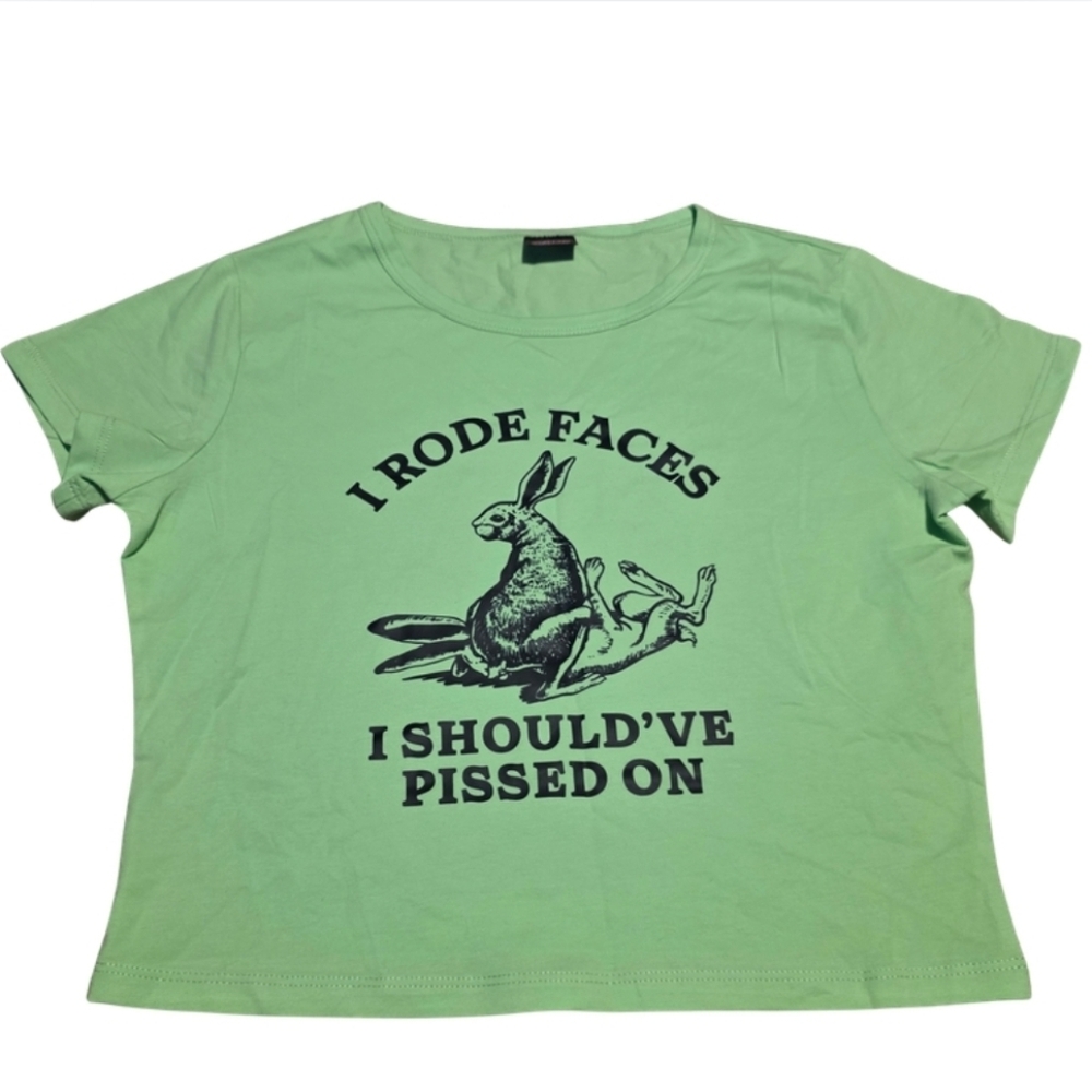 Green Graphic Womens T-Shirt